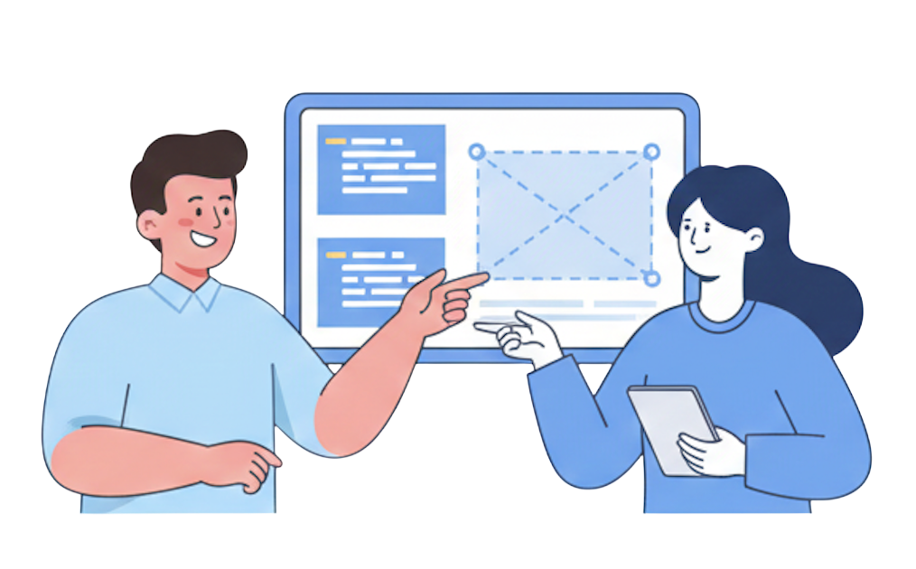 고민하는 사람 일러스트